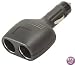 Auto Cigarette Lighter Dual Outlet 12 Volt Power Plug Adapter Socket