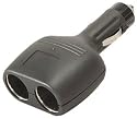 Auto Cigarette Lighter Dual Outlet 12 Volt Power Plug Adapter Socket
