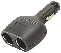 Auto Cigarette Lighter Dual Outlet 12 Volt Power Plug Adapter Socket