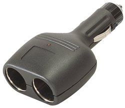 Auto Cigarette Lighter Dual Outlet 12 Volt Power Plug Adapter Socket