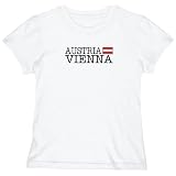 T-Shirt Woman White Elegant Flag
