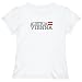 T-Shirt Woman White Elegant Flag 