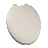 Comfort Seats C1B4E2-02 Deluxe Molded Wood Toilet Seat, Elongated, Biscuit