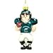Philadelphia Eagles Glass Football Player Caucasian 5.5 Ornament