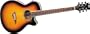 Dean Performer Arch-Top Mini Jumbo Acoustic-Electric Cutaway Guitar Vintage Sunburst