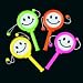 Smile Face Noisemakers - 12 pieces