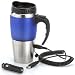 North Point HW4274 Blue Heated Stainless Steel Travel Mug with USB - 12 Volt