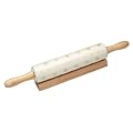 Kitchen Craft Classic Collection Deluxe Rolling Pin with Wooden Stand, 46cm