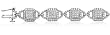 14K White Gold Diamond Bracelet - 3.50 Ct.