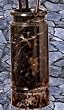 Ebony Marble Vase sculpture Cane umbrella holder statue (Digital Angel Decor)