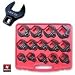 Professional-Grade 14-Piece 1/2 Jumbo-Sized Crowfoot Wrench Set - METRIC 27 - 50MM