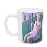 Girl on Swing, 1996 (oil on canvas) by Ruth Addinall - Mug - Standard Size
