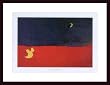 Art Poster Wood Framed Print - Paysage - Artist: Joan Miro- Poster Size: 19 X 27