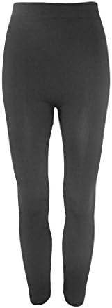 Women's Slimming Tummy Control High Waisted Smooth Look Shapewear Leggings (Charcoal)