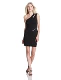 Halston Heritage Women's One Shoulder Zip Dress