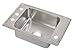 Elkay DRKR2220C Lustertone Double Ledge Classroom Sink, Single Bowl, Sink Package, 22" W x 19.5" H