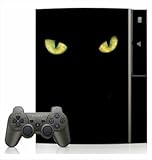Black Cat Skin for Sony Playstation 3 Console