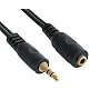 3m 3.5mm Jack Extension Cable - Premium Quality / 24k Gold Plated / Audio / Stereo / Male to Female / FREE P&P - by World of Data