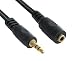 10m 3.5mm Jack Extension Cable - Premium Quality / 24k Gold Plated / Audio / Stereo / Male to Female