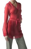 Clearance: Twelfth Street Victorian Tunic in Red