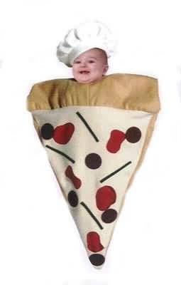 Store 0-9Mos. Baby Pizza Slice Costume Bunting