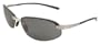 Nike Hyperion III SQ. Sunglasses, Interchange, EV0005-002, Satin Chrome Silver/ Gray Flash+Orange