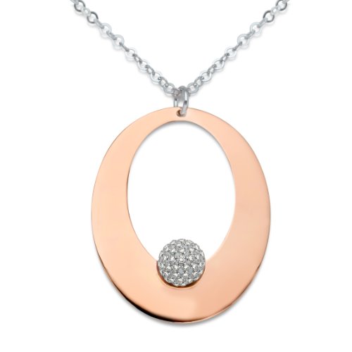 Joy Damen-Halskette mit Anh&auml;nger Ros&eacute; rhodiniert Zirkonia JA132P Preisvergleich