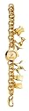 Moschino 7753350237 'Time 4 Sexy' Stainless Steel Gold Finish Underwear Charm Watch