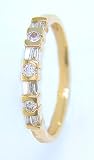 14K Yellow Gold .25 ctw Diamond Ring