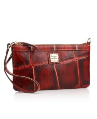 Dooney & Bourke Wristlet - Croco Slim - Large