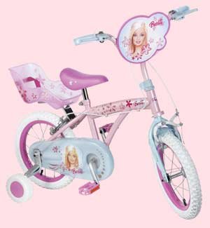 Childrens Toyshop  Toys : Barbie "3 Wishes" 14" Bike