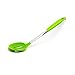 Quicklids Silicone and Stainless Steel Kitchen Utensils (Set of 3), Turner/Slotted Spoon/Ladle, Green