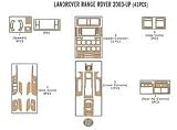 Land Rover Range Rover Dash Trim Kit 03-up - 43 pieces - Simulated Carbon Fiber