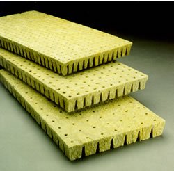 Rockwool Starter Plugs - 1.5 Inch Square - Sheet of 98 Starter Cubes - Rockwool / Stonewool