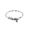 FOSSIL Damenarmband Charms & Beads Edelstahl 19 cm JF85021040