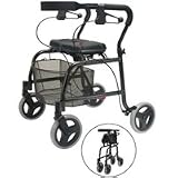Dana Douglas Nexus II Rollator Walker - Low - Regular Adult Seat Height