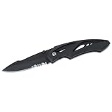 Buck 0177BKXSP-B All Black Adrenaline, Liner Lock Folding Knife by Buck Knives