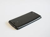 monCarbone リアルカーボンケース for Xperia(TM) arc SO-01C ミステリーブラック
