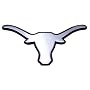 Texas Longhorns Chrome Mascot Auto Emblem