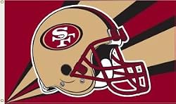 San Francisco 49ers 3 Ft. x 5 Ft. Flag w/Grommets