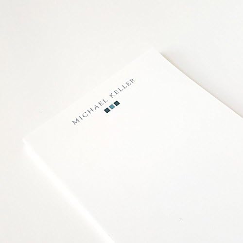 Personalized Notepads for Men, Womens Stationery Notepads, Letter Writing Paper, size 5.5 in x 8.5 in, 50 sheets per pad.