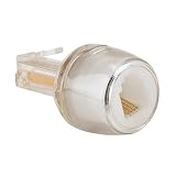 Telephone Cord Untangler, Installs Easily, Rotating, Clear CEB35052