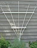 Duratrel White Large Fan Trellis 60"x81"