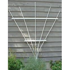 Trellis: Small Fan PVC by Arbors and Trellises