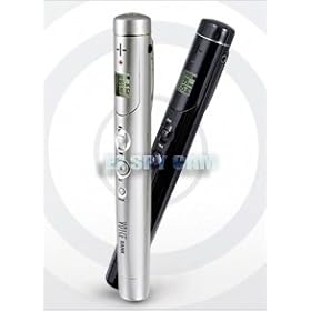 Voice Bank - Highly Sophisticated Digital Pen Voice Recorder  Unique electric gadget gift for him w/ Handy Clip & MP3 Audio Player ***Great Electric Presents for College Students, Investigators, Doctors, Lawyers, Teachers, & Anyone on the moving job