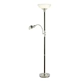 Lexingon Combo Tall Floor Lamp - Walnut