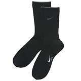(ナイキゴルフ)NIKE Golf スウッシュ リブ クルー ソックス SG0239 001 ブラック/ステルス 2527