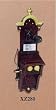 Dollhouse Miniature Vintage Wall Phone by Heidi Ott