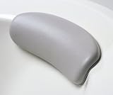 Club Crescent Luxury Bath Tub  Spa Foam Waterproof Pillow - GRAY