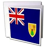 316Yk9VvPZL. SL160  Flags   Turks and Caicos Island Flag   Greeting Cards 6 Greeting Cards with envelopes Reviews